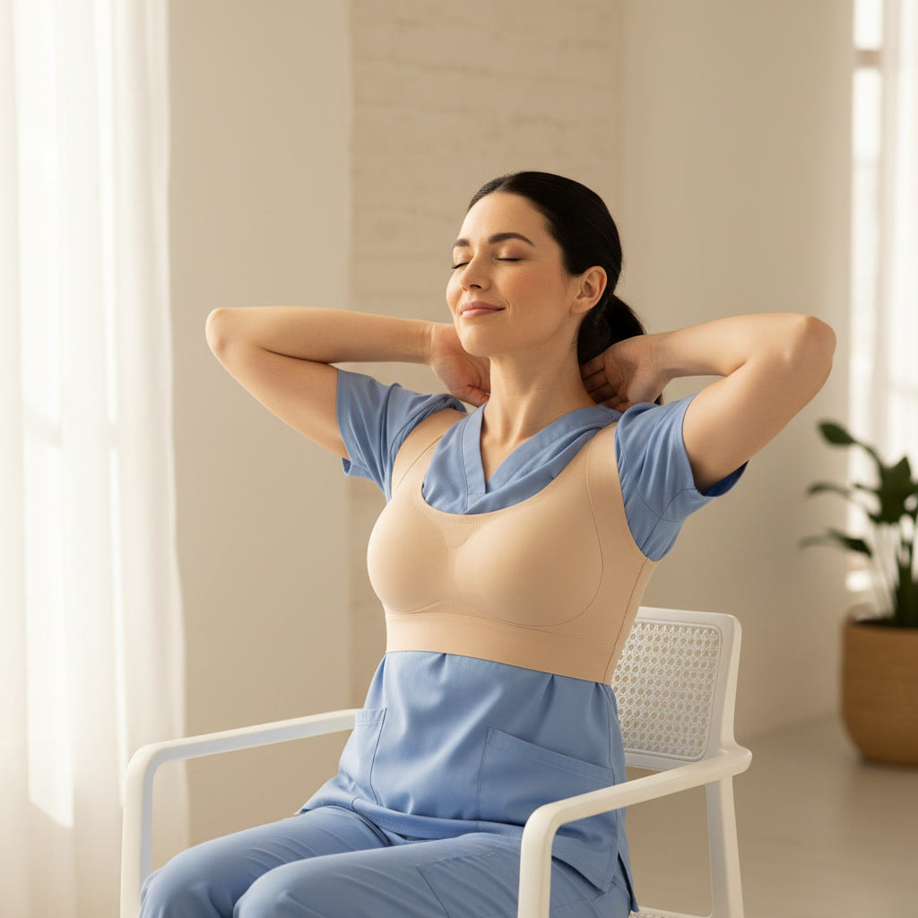PosturraFit™ Cross-Back Wireless Posture Bra