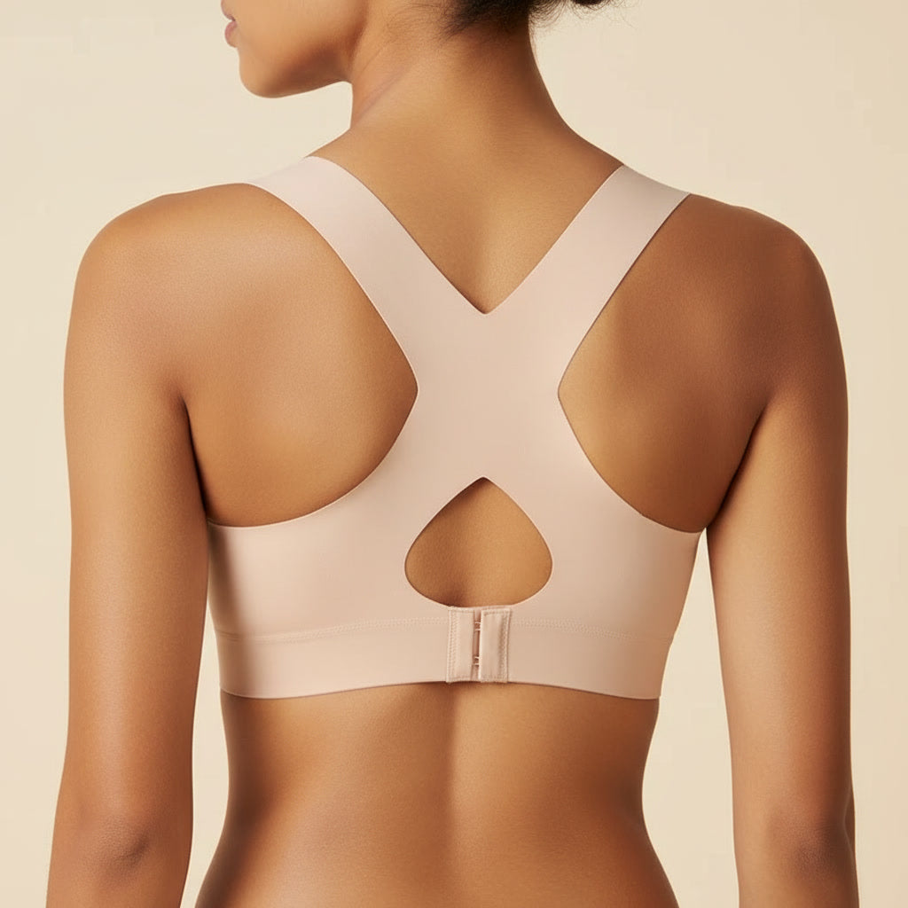 PosturraFit™ Cross-Back Wireless Posture Bra