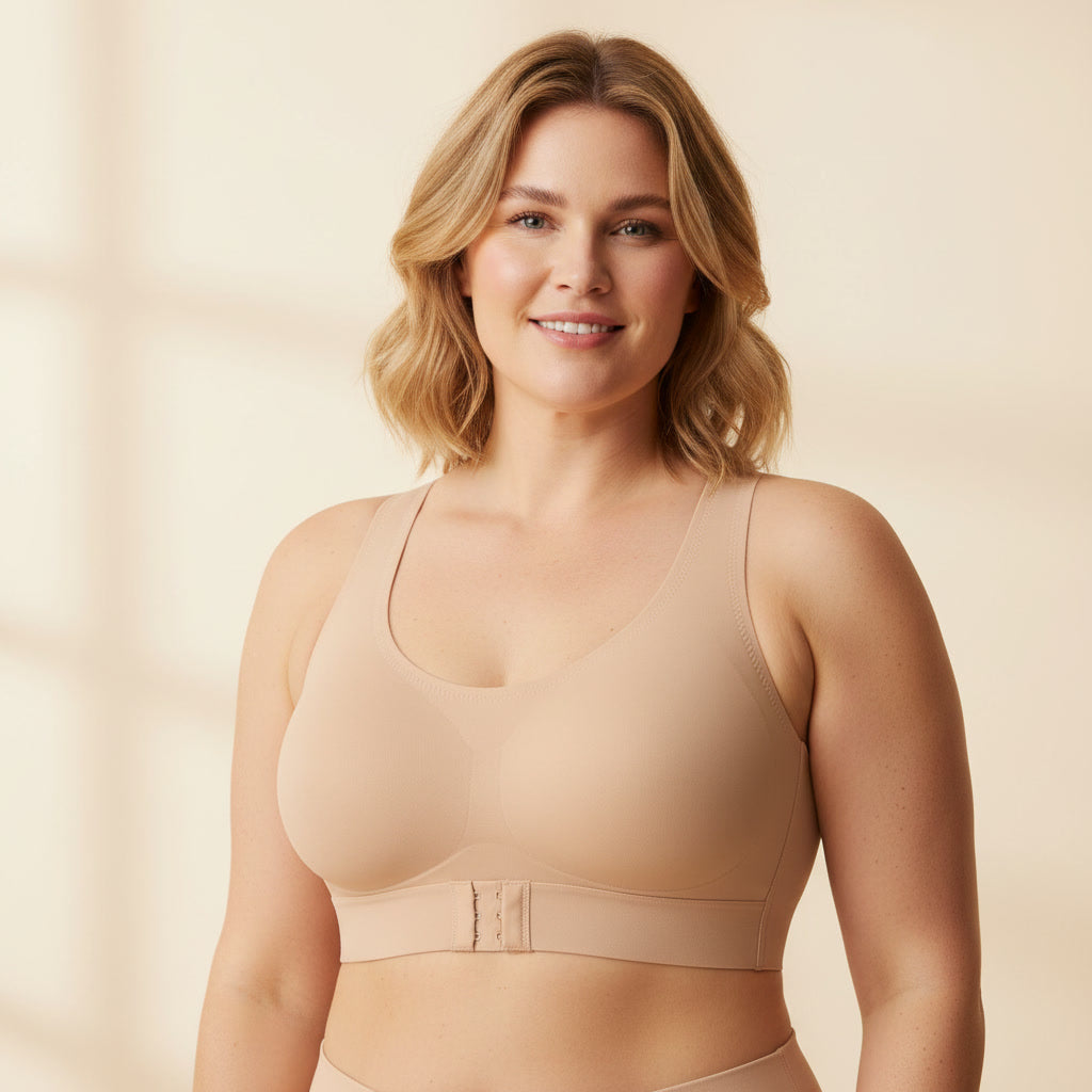 PosturraFit™ Cross-Back Wireless Posture Bra