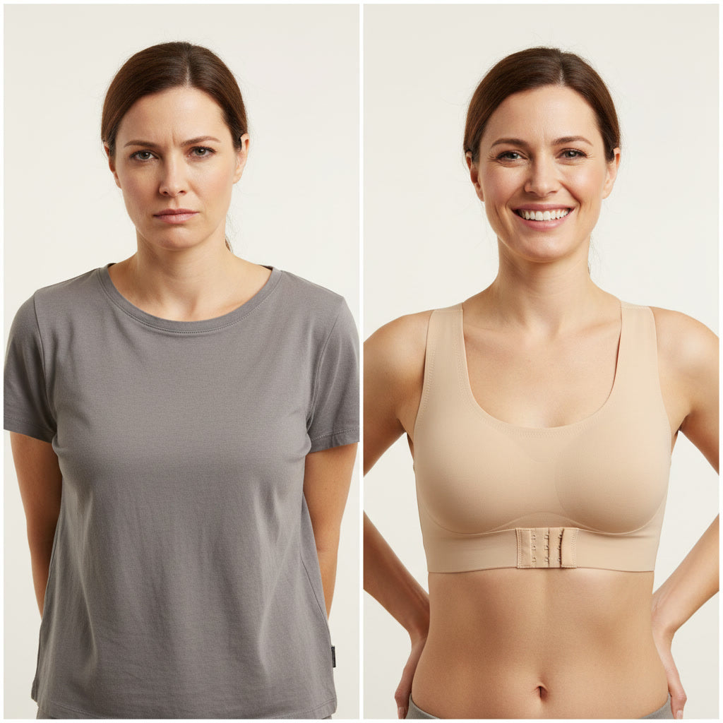 PosturraFit™ Cross-Back Wireless Posture Bra